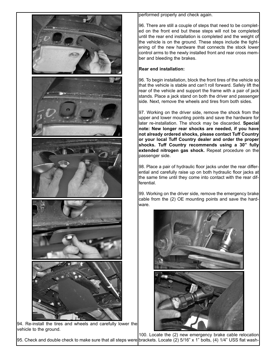 Tuff Country 16090 - GM 2011 Silverado 3500HD 6 box kit User Manual | Page 23 / 30