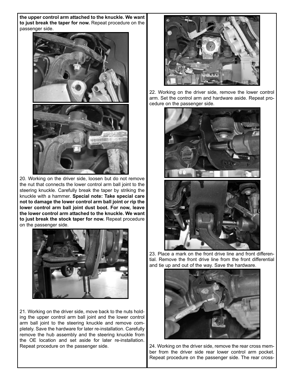 Tuff Country 16090 - GM 2011 Silverado 3500HD 6 box kit User Manual | Page 8 / 30