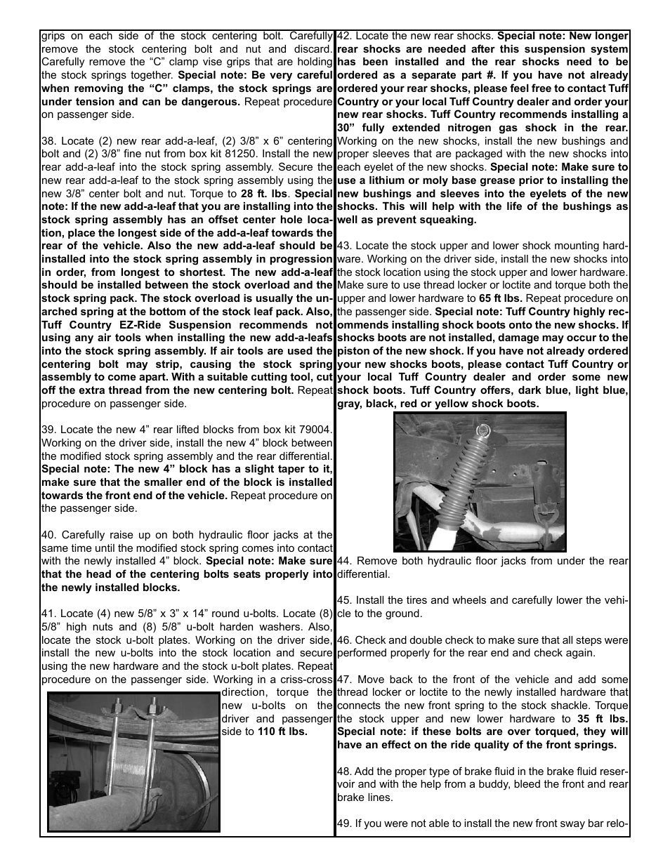 Tuff Country 16710 - GM 73-87 6 1/2 ton box kit User Manual | Page 7 / 8