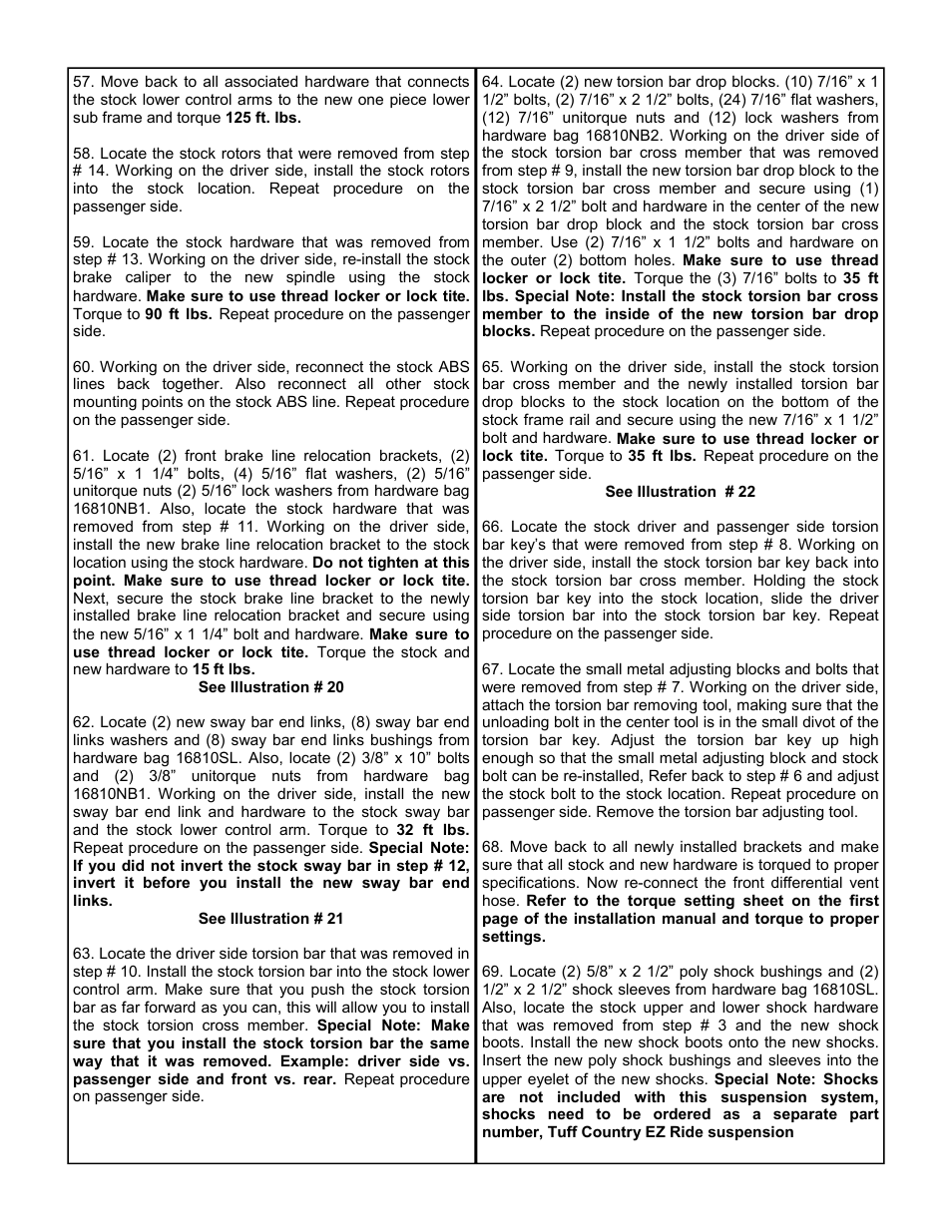 Tuff Country 16830 - GM 92-98 K1500 Suburban and 2-door Tahoe 6 kit User Manual | Page 8 / 26