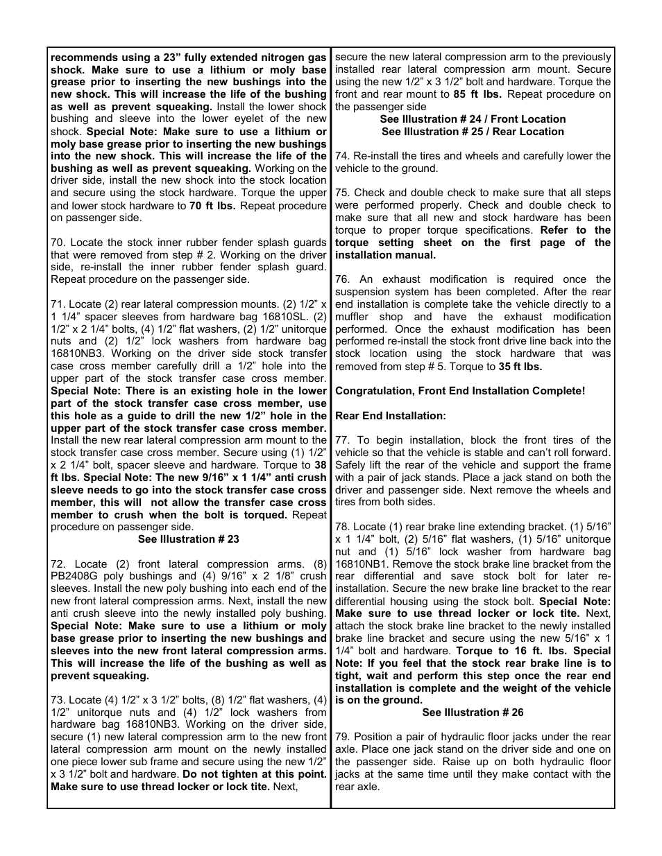 Tuff Country 16830 - GM 92-98 K1500 Suburban and 2-door Tahoe 6 kit User Manual | Page 9 / 26