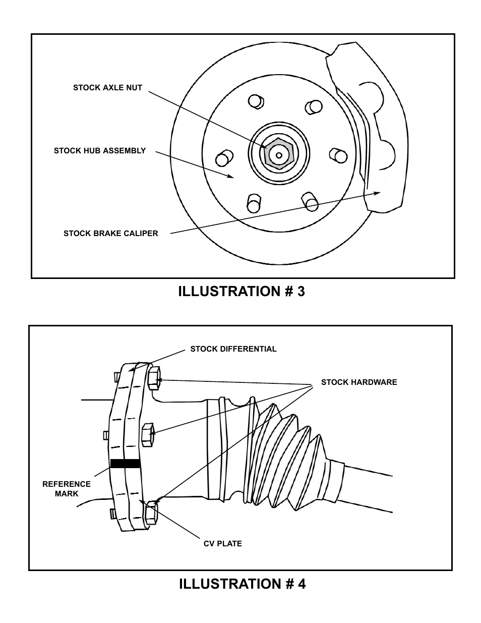 Illustration # 3 illustration # 4 | Tuff Country 16840 - GM 94-98 K1500 Tahoe 4-door 6 kit User Manual | Page 13 / 27