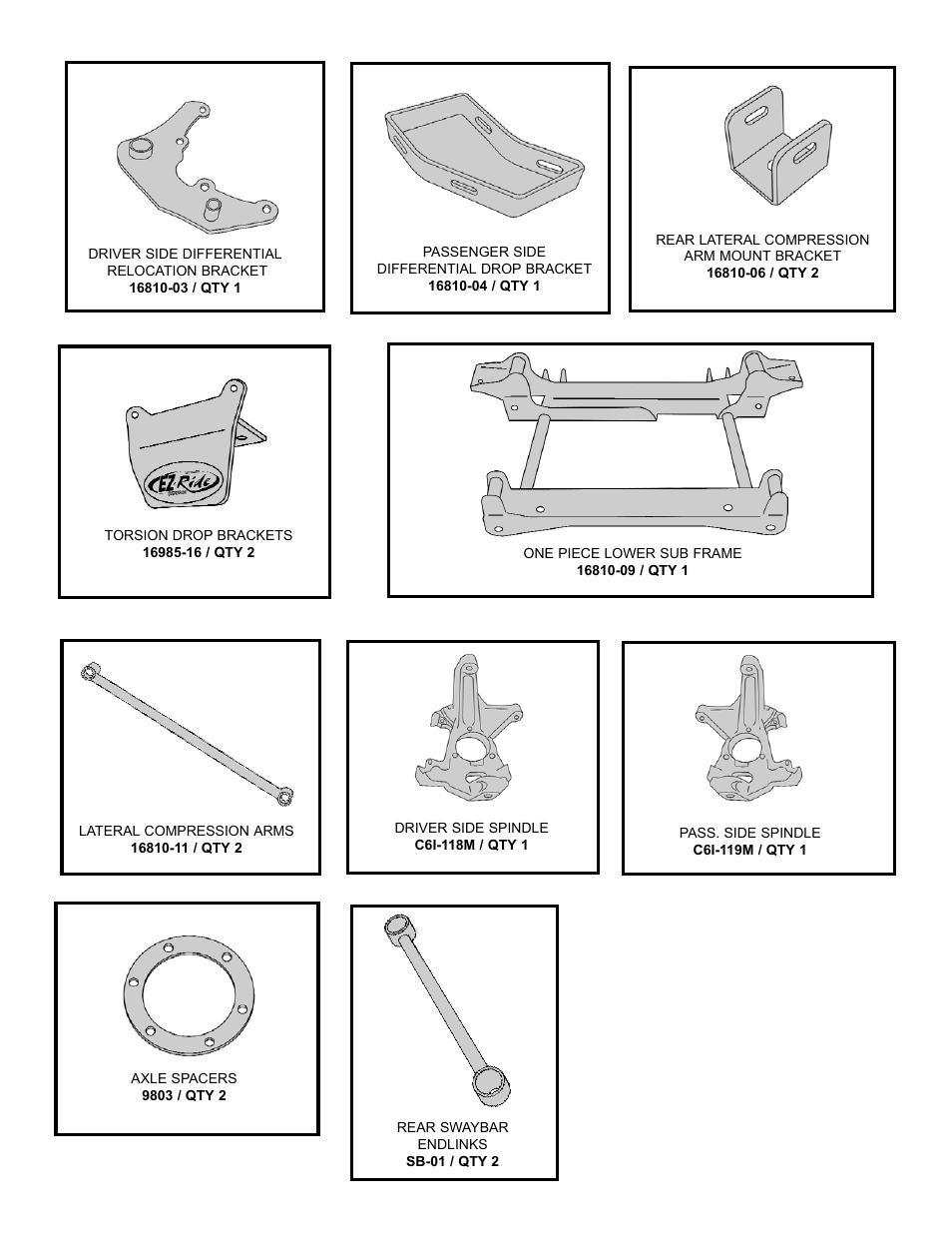 Tuff Country 16840 - GM 94-98 K1500 Tahoe 4-door 6 kit User Manual | Page 27 / 27