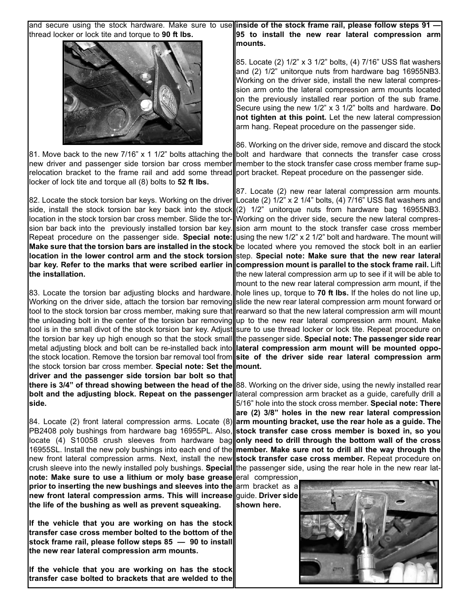 Tuff Country 16955 - GM 99-05 Silverado K1500 6 kit User Manual | Page 18 / 24