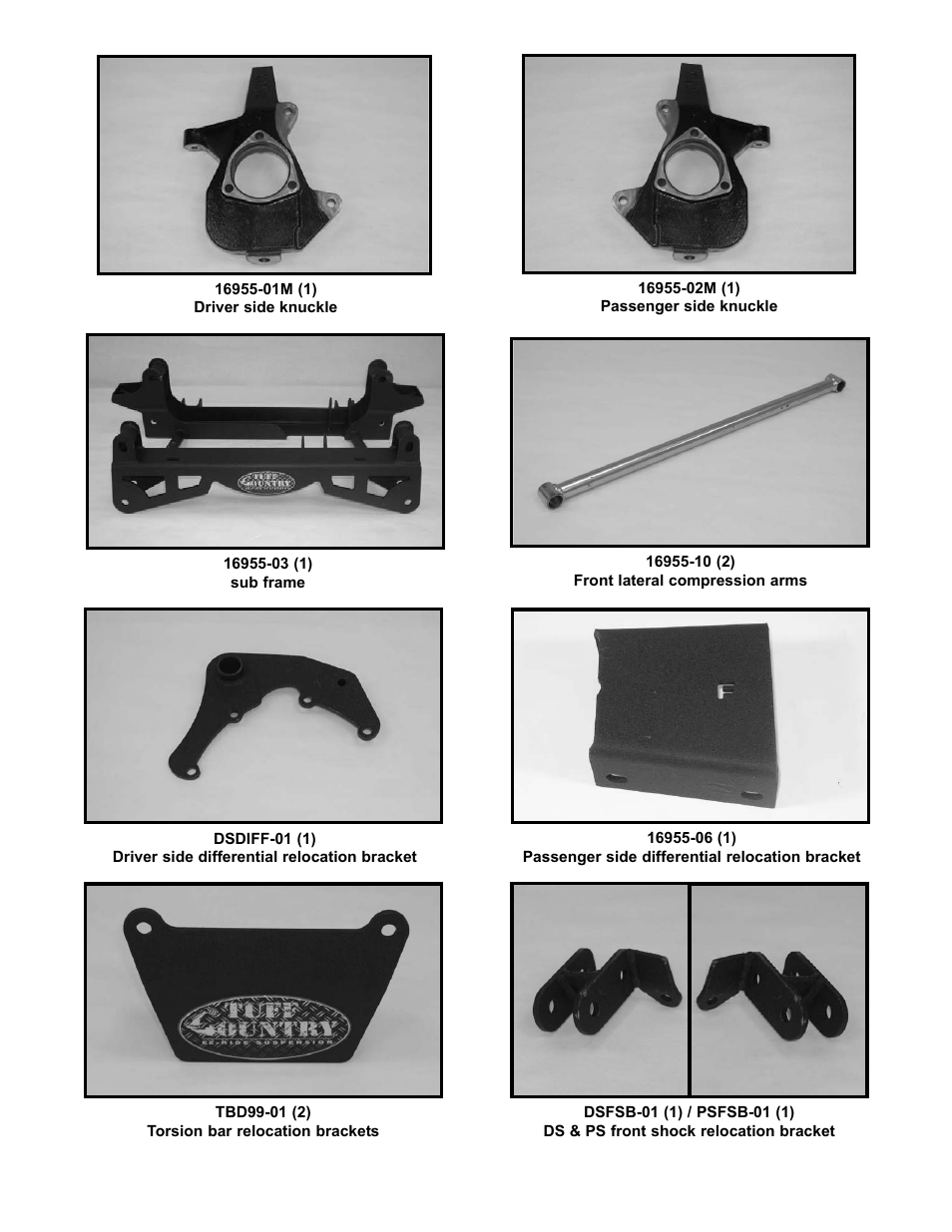 Tuff Country 16955 - GM 99-05 Silverado K1500 6 kit User Manual | Page 23 / 24