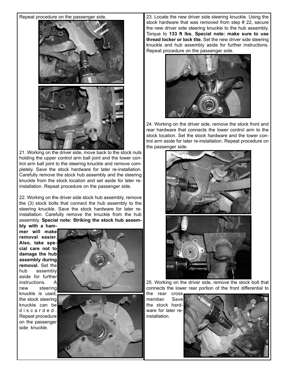 Tuff Country 16955 - GM 99-05 Silverado K1500 6 kit User Manual | Page 8 / 24