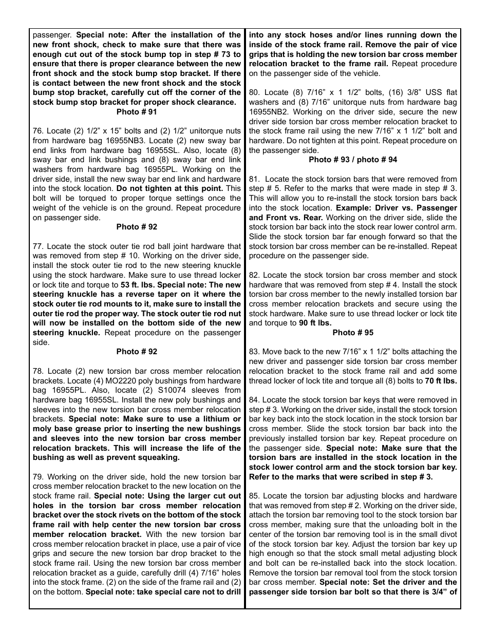 Tuff Country 16959 - GM 99-05 K1500 4wd 6 kit User Manual | Page 10 / 33