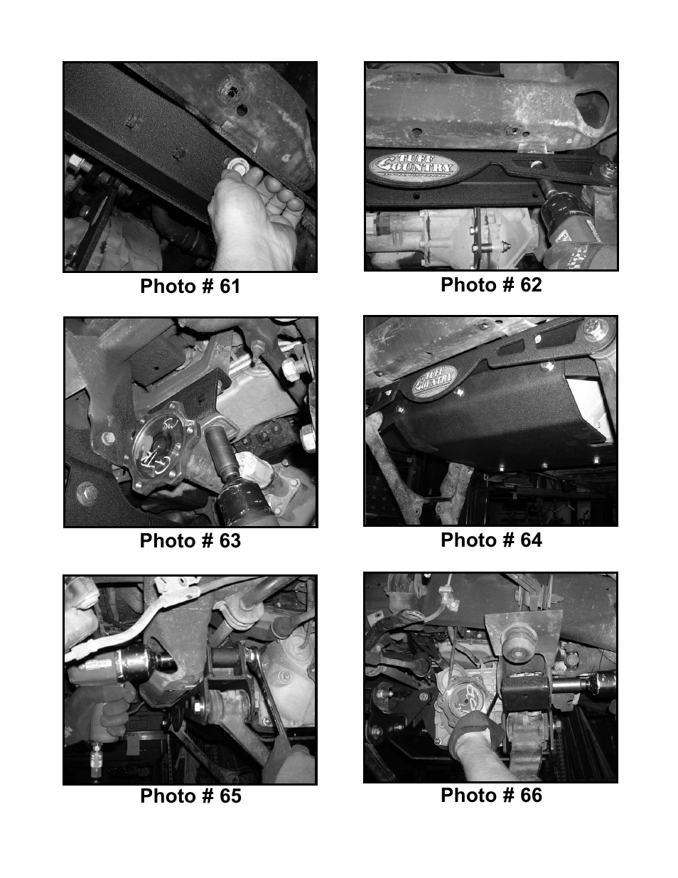 Tuff Country 16959 - GM 99-05 K1500 4wd 6 kit User Manual | Page 25 / 33