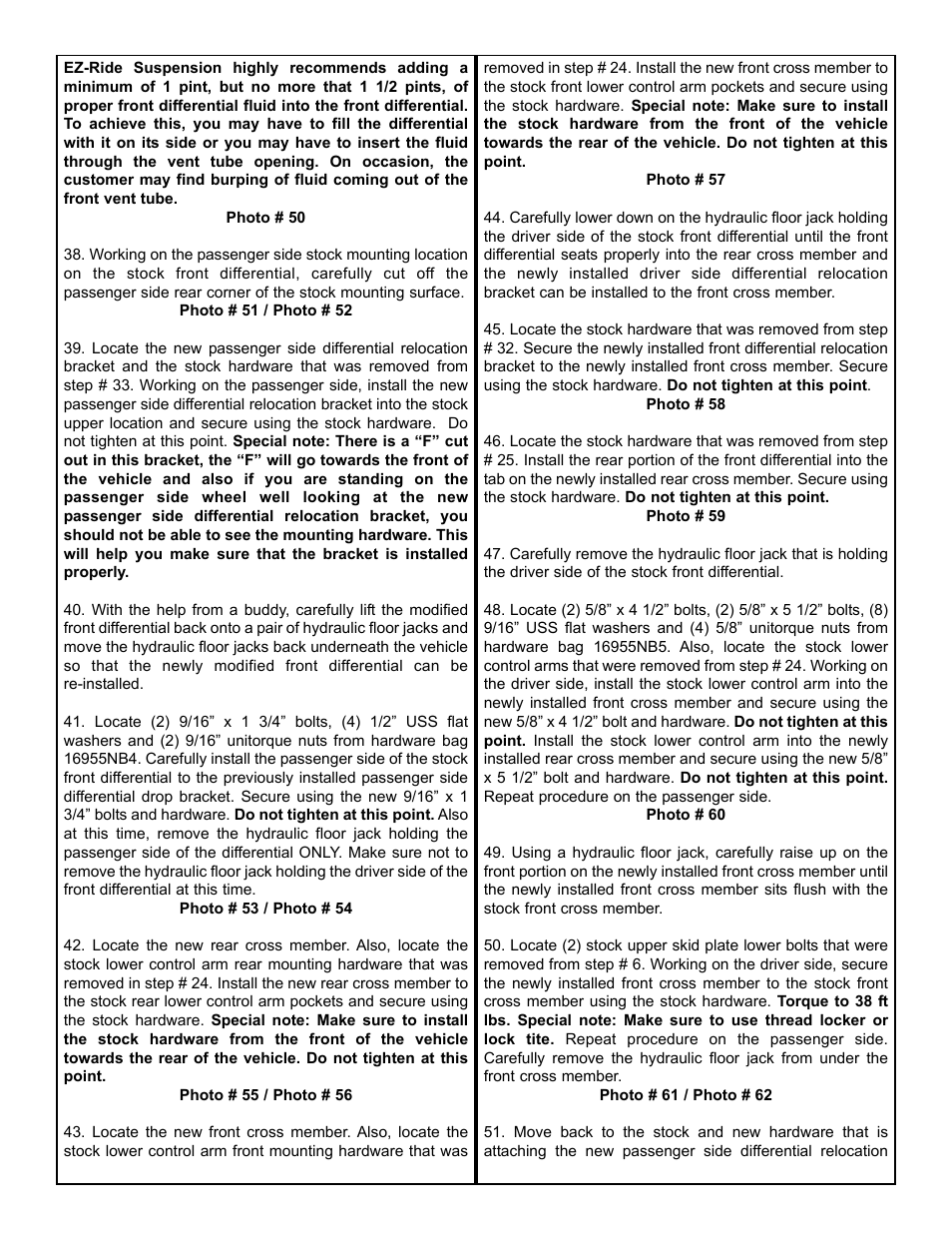 Tuff Country 16959 - GM 99-05 K1500 4wd 6 kit User Manual | Page 7 / 33