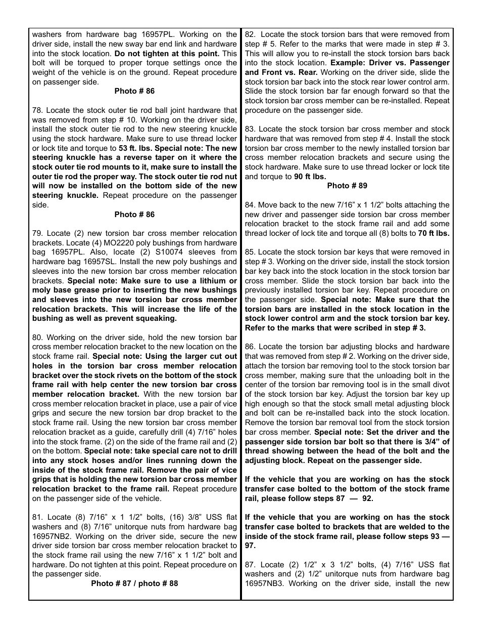 Tuff Country 16961 - GM 2006 K1500 4wd 6 kit (w/factory air shocks) User Manual | Page 10 / 33