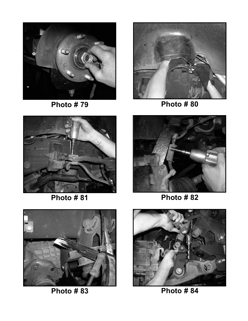 Tuff Country 16961 - GM 2006 K1500 4wd 6 kit (w/factory air shocks) User Manual | Page 28 / 33