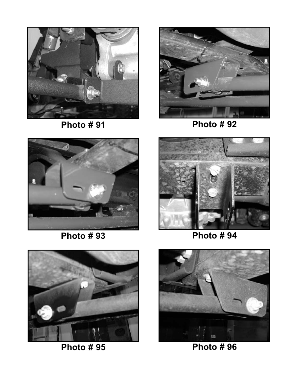 Tuff Country 16961 - GM 2006 K1500 4wd 6 kit (w/factory air shocks) User Manual | Page 30 / 33