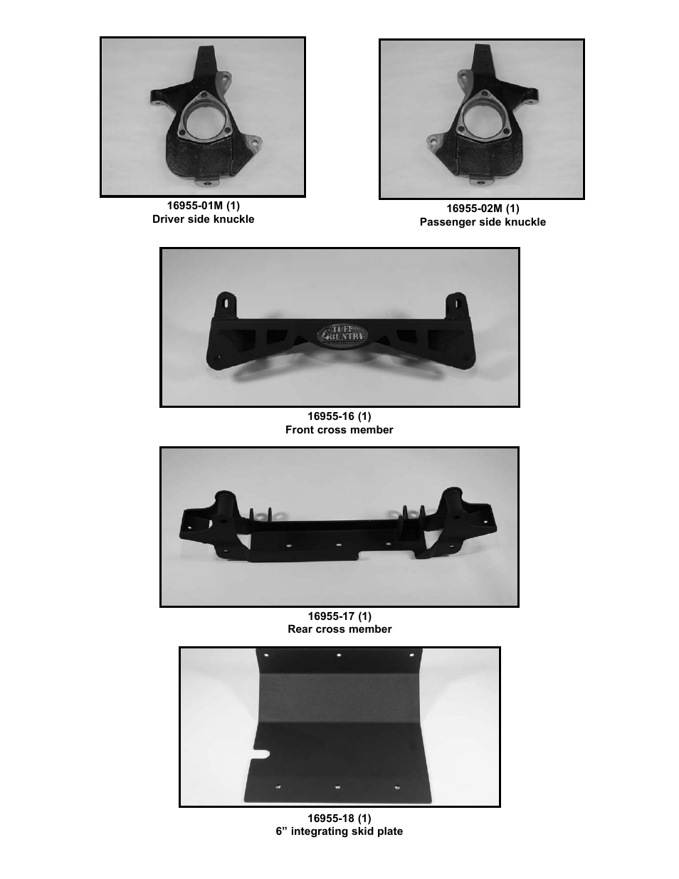 Tuff Country 16962 - GM 00-03 Suburban / Tahoe K1500 6 STRONG kit User Manual | Page 33 / 33