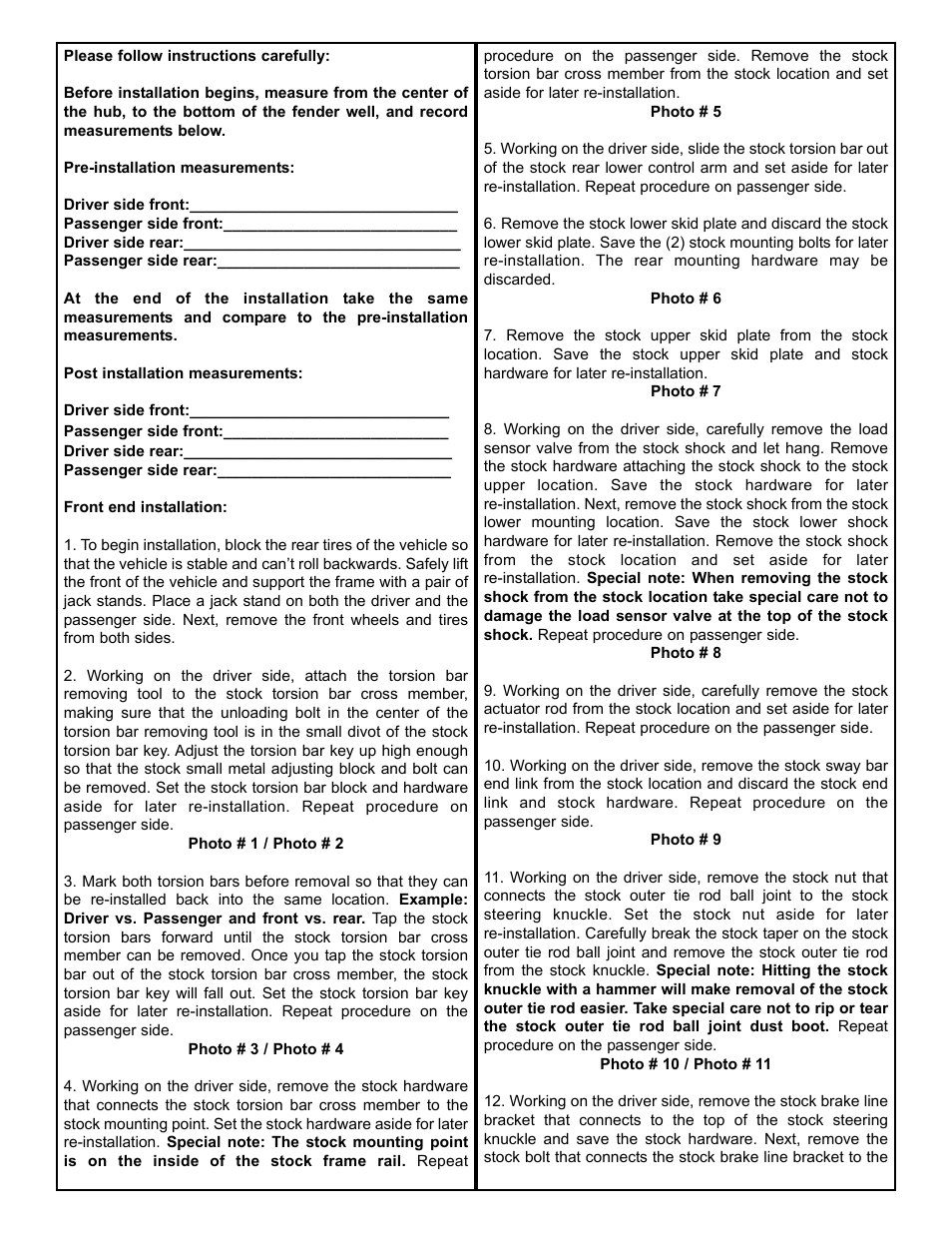 Tuff Country 16962 - GM 00-03 Suburban / Tahoe K1500 6 STRONG kit User Manual | Page 4 / 33