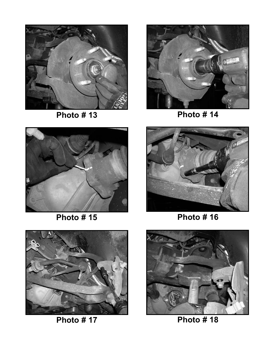 Tuff Country 16994 - GM 01-06 K3500 HD 4wd 6 kit User Manual | Page 16 / 28