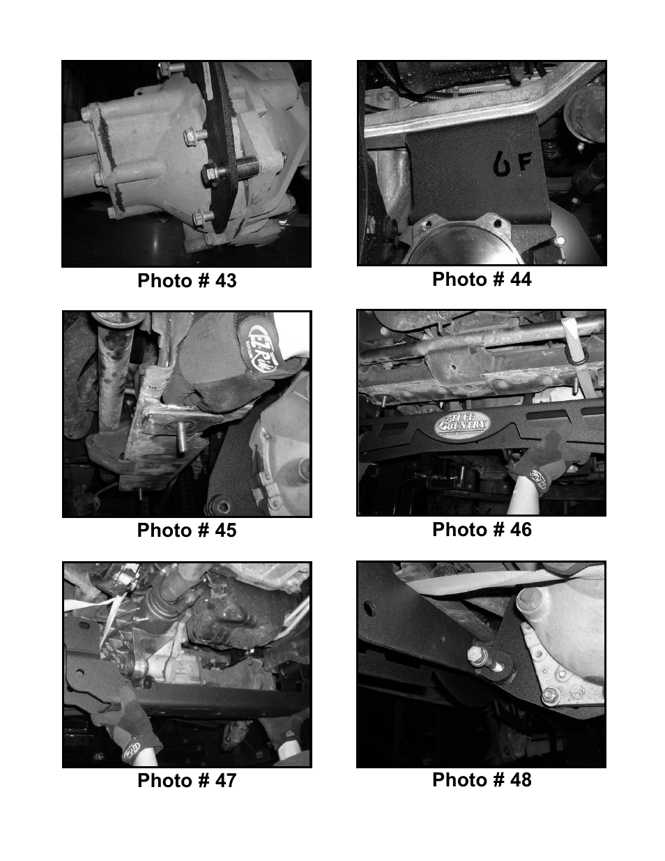 Tuff Country 16994 - GM 01-06 K3500 HD 4wd 6 kit User Manual | Page 21 / 28