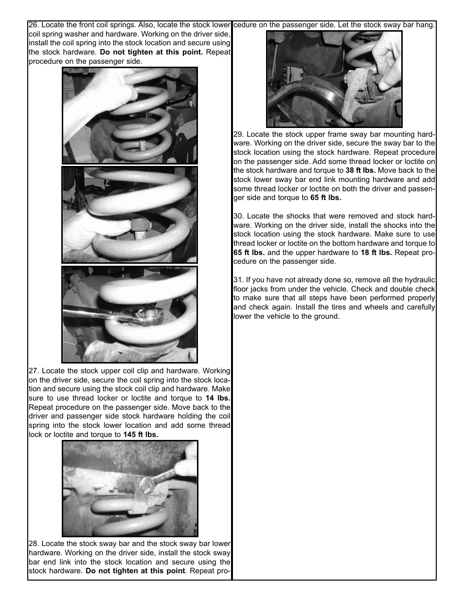 Tuff Country 20801 - Ford 81-96 F150 Extended Radius Arm Kit User Manual | Page 7 / 8