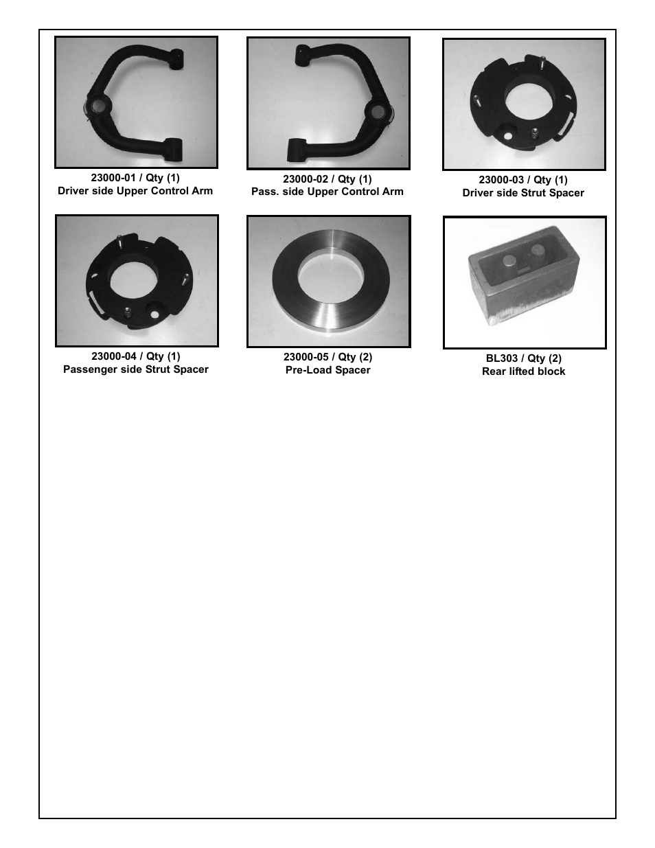 Tuff Country 23000 - Ford 09-13 F150 3 lift kit User Manual | Page 12 / 12