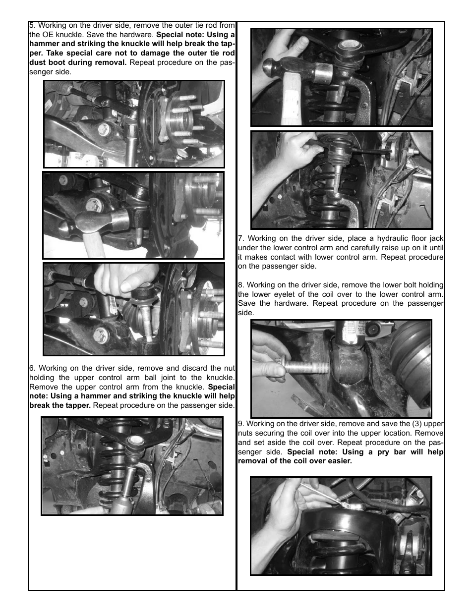 Tuff Country 23000 - Ford 09-13 F150 3 lift kit User Manual | Page 4 / 12