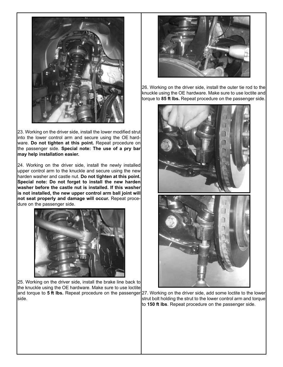 Tuff Country 23000 - Ford 09-13 F150 3 lift kit User Manual | Page 8 / 12