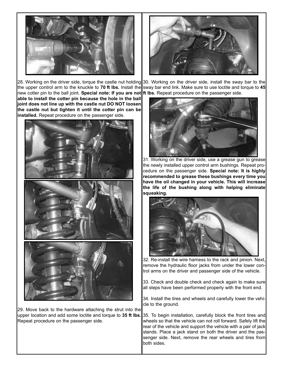 Tuff Country 23000 - Ford 09-13 F150 3 lift kit User Manual | Page 9 / 12