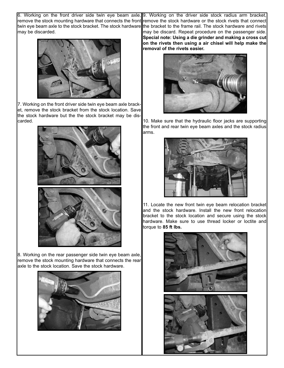 Tuff Country 24814 - Ford 80-96 F150 4 performance box kit User Manual | Page 5 / 16