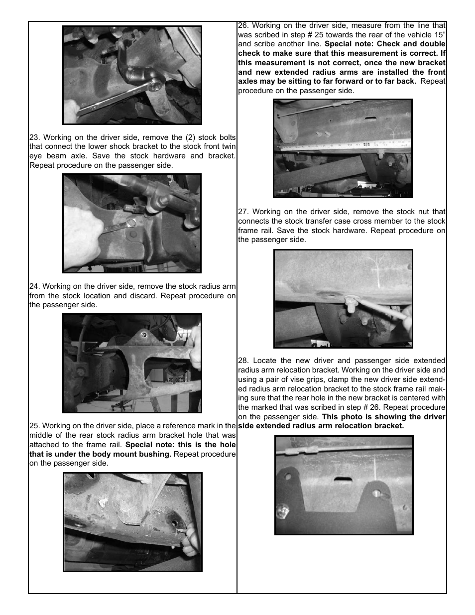Tuff Country 24814 - Ford 80-96 F150 4 performance box kit User Manual | Page 8 / 16
