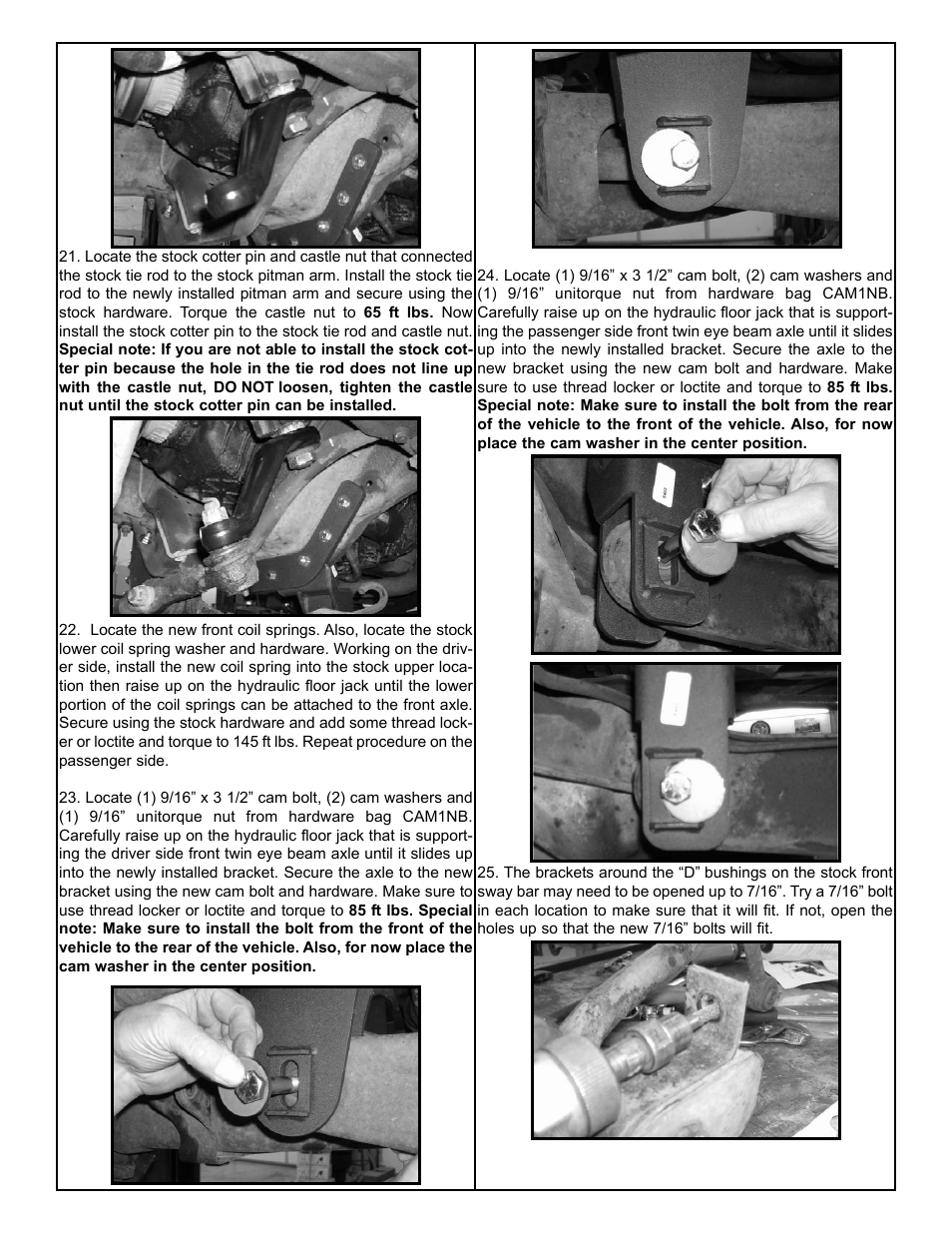 Tuff Country 24850 - Ford 91-94 Explorer 4 box kit User Manual | Page 8 / 13