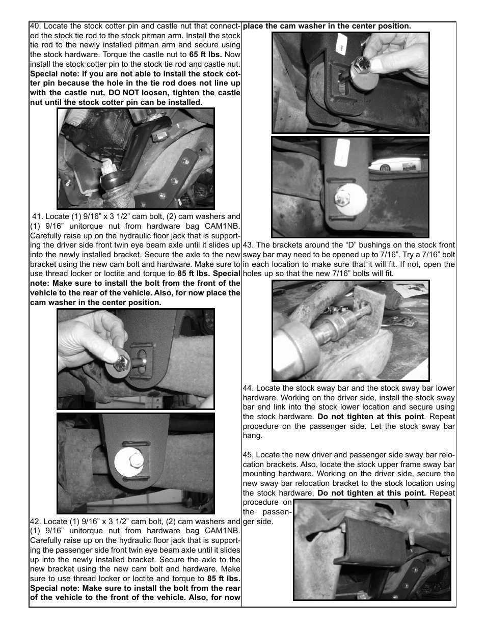 Tuff Country 24862 - Ford 83-97 Ranger/Explorer 4 box kit (performance kit) User Manual | Page 10 / 16