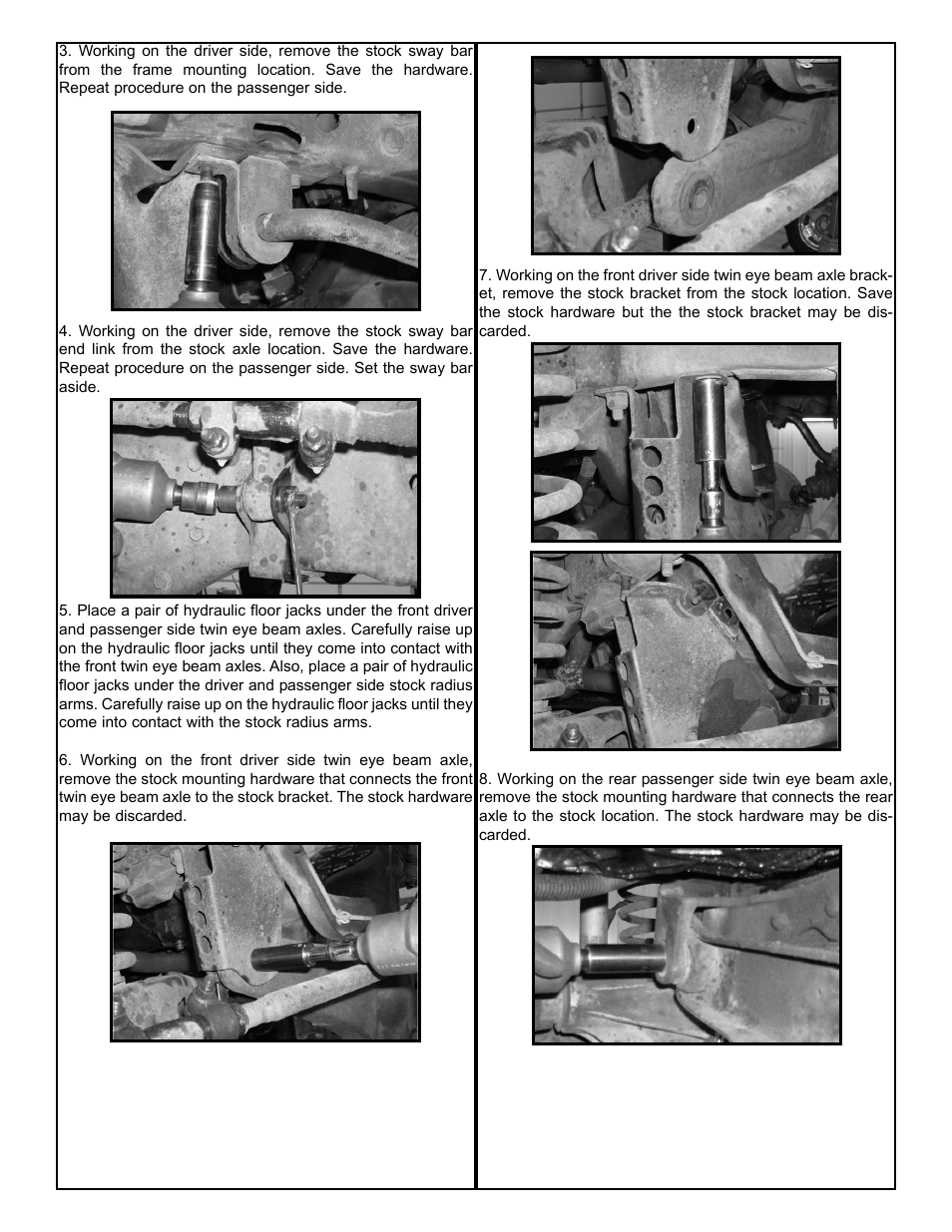 Tuff Country 24862 - Ford 83-97 Ranger/Explorer 4 box kit (performance kit) User Manual | Page 4 / 16