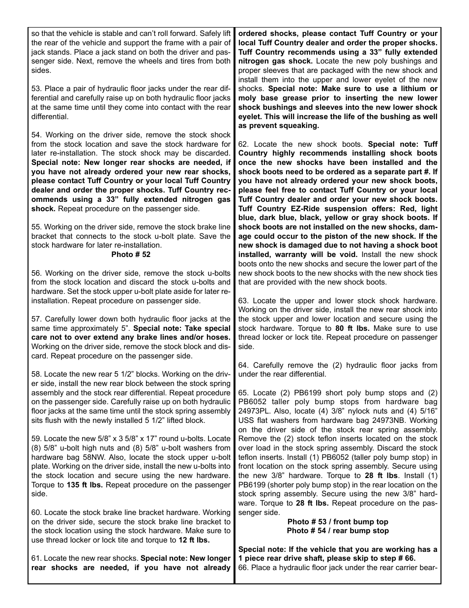 Tuff Country 24973 - Ford 05-07 F250/F350 5 box kit User Manual | Page 7 / 18