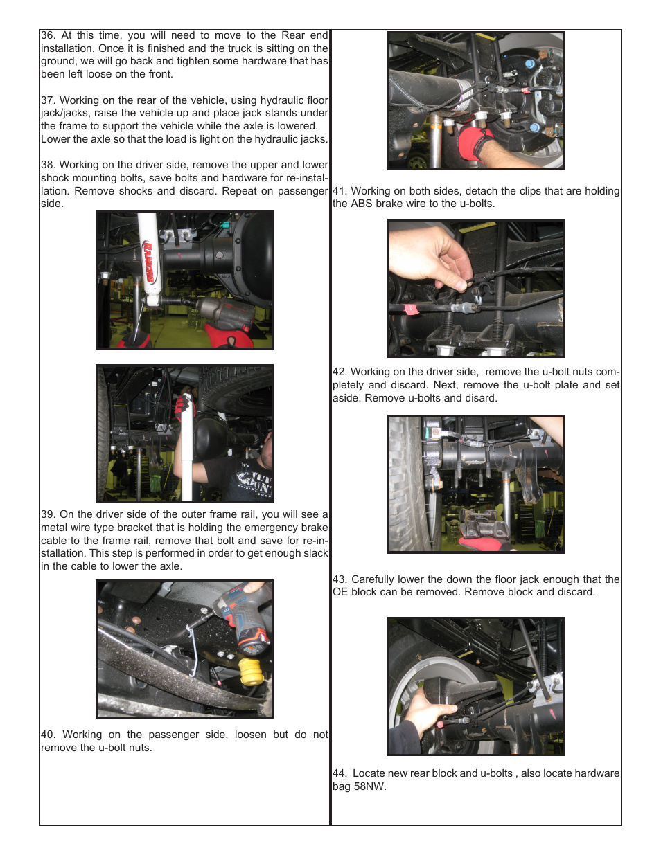 Tuff Country 24975 - Ford 08-14 F250/F350 5 box kit User Manual | Page 10 / 13