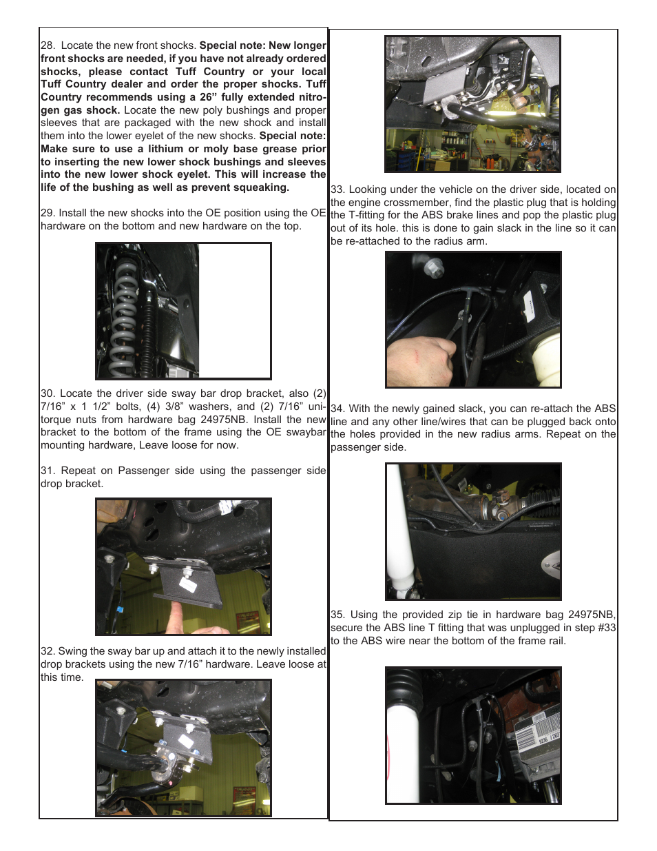 Tuff Country 24975 - Ford 08-14 F250/F350 5 box kit User Manual | Page 9 / 13