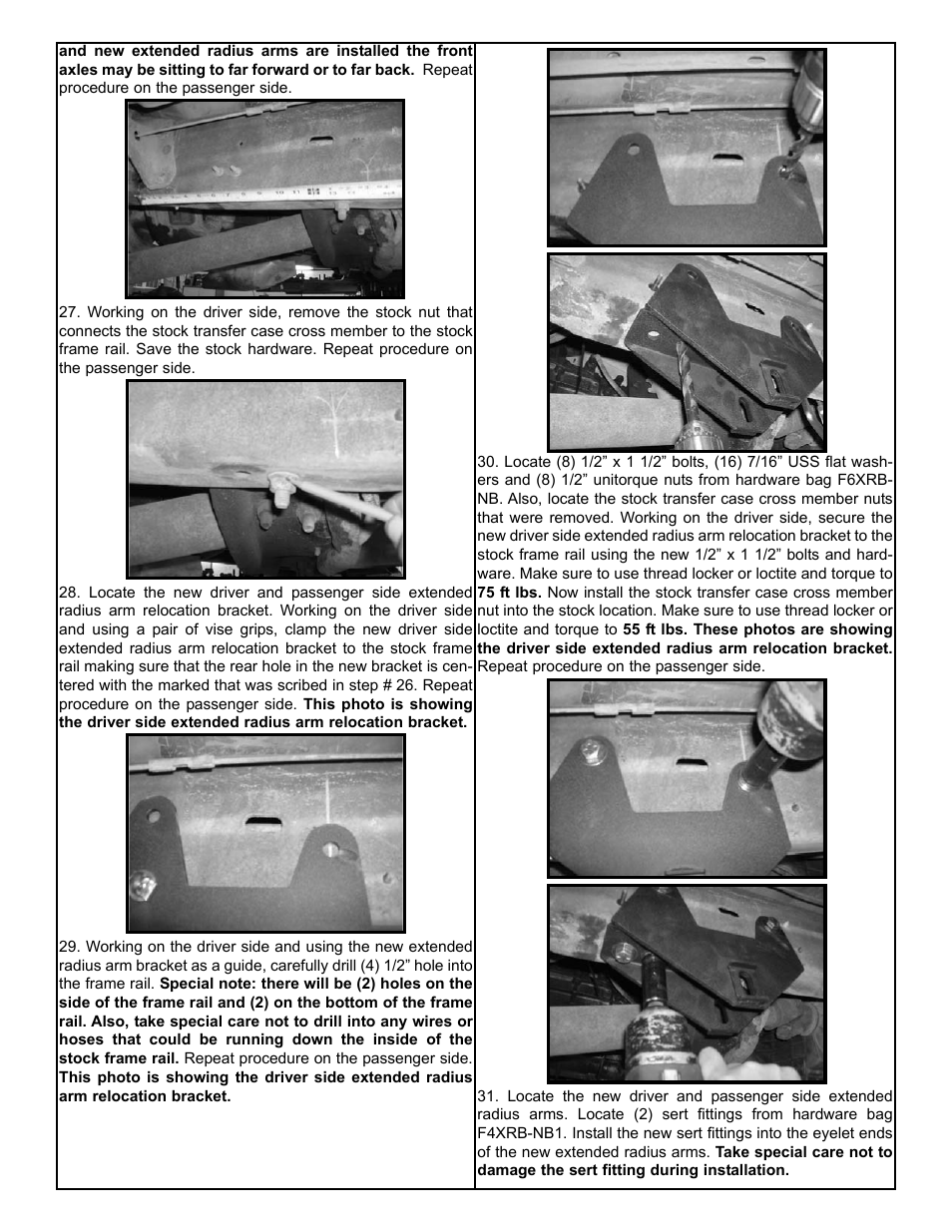 Tuff Country 26814 - Ford 80-96 6 box kit User Manual | Page 8 / 15