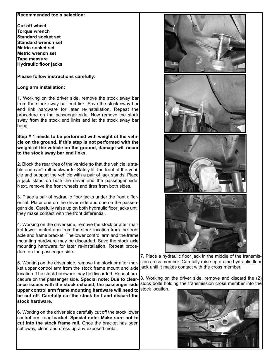 Tuff Country 30942 - Dodge Ram Long Arm Upgrade Kit User Manual | Page 3 / 7