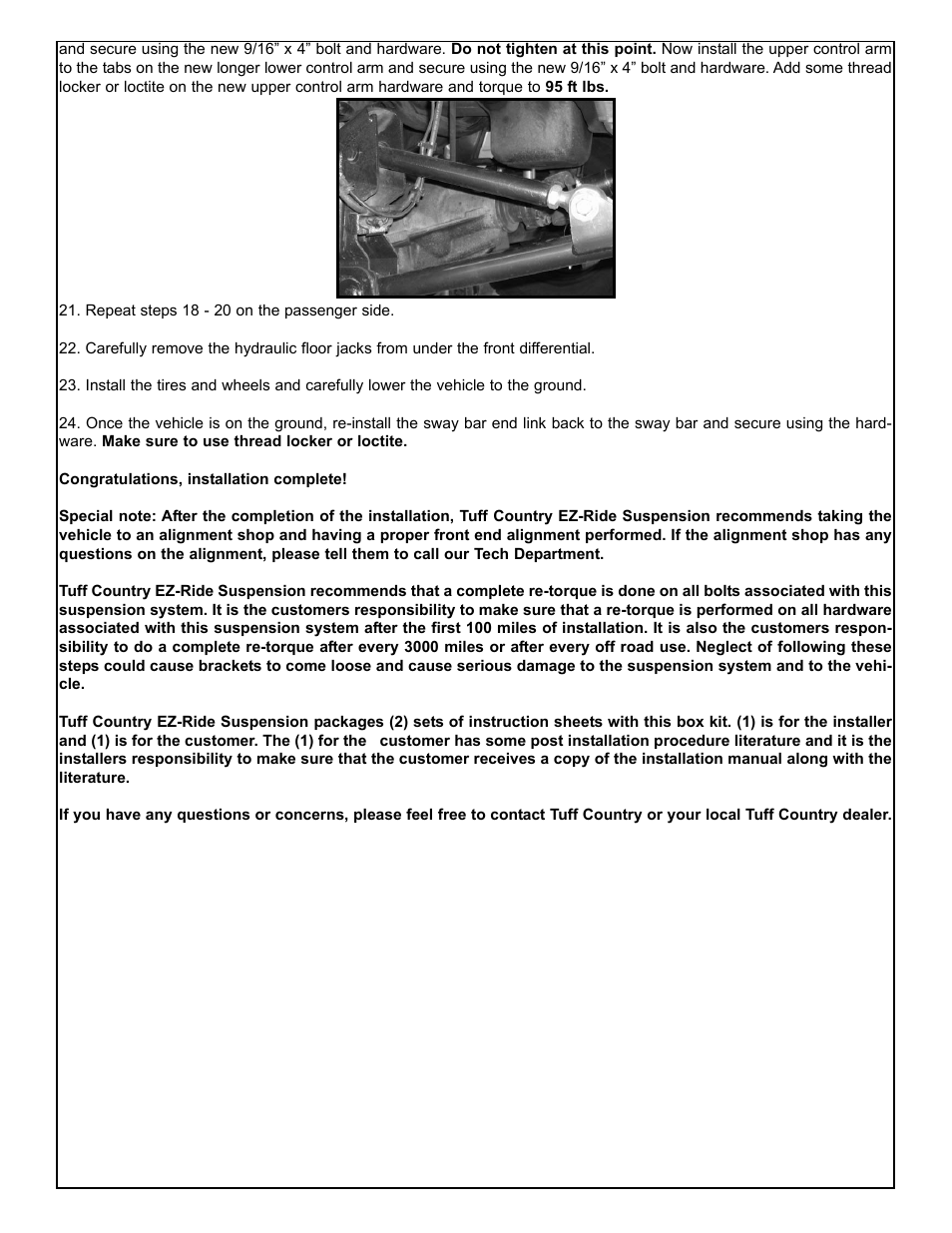 Tuff Country 30942 - Dodge Ram Long Arm Upgrade Kit User Manual | Page 6 / 7