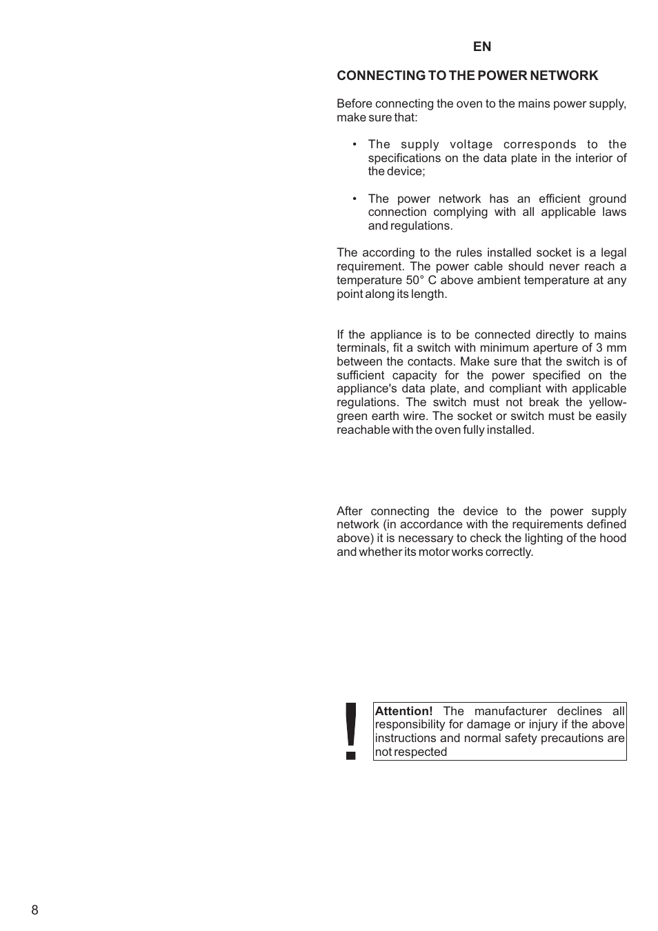 Kaiser A501N User Manual | Page 8 / 34