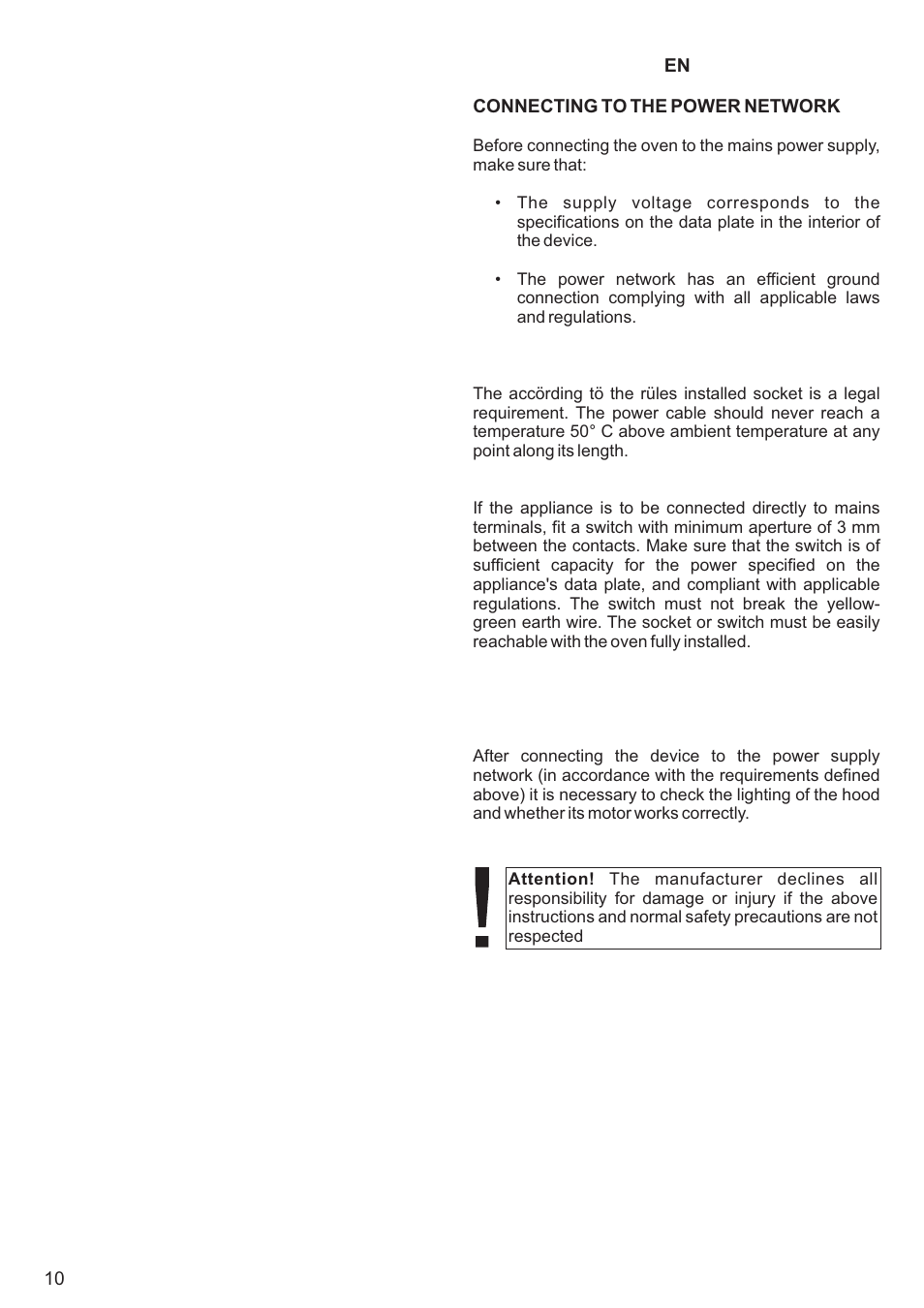Kaiser EA64.. User Manual | Page 10 / 36