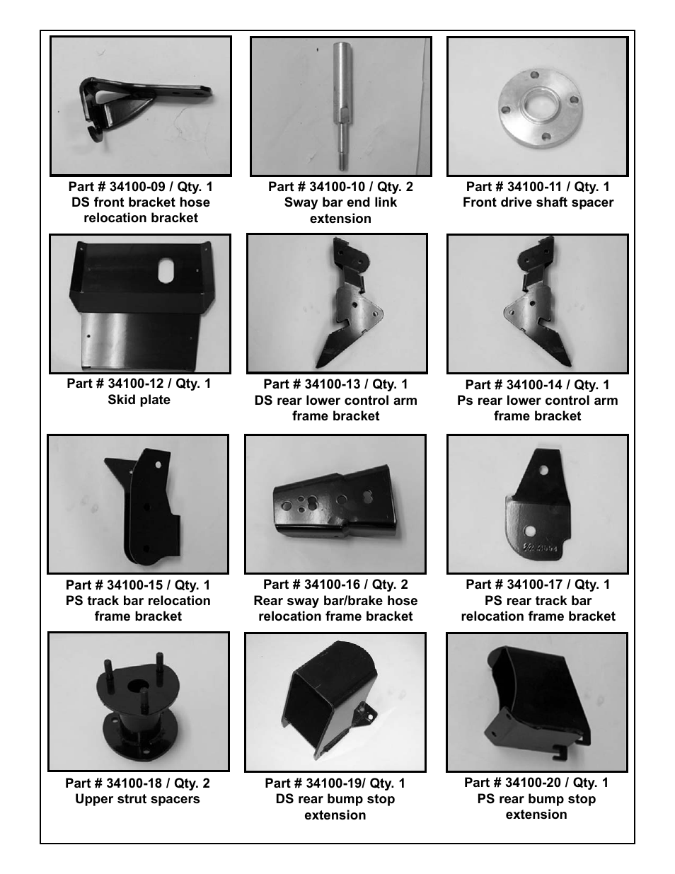 Tuff Country 34100 - Dodge 09-11 Ram 1500 4 kit User Manual | Page 13 / 13
