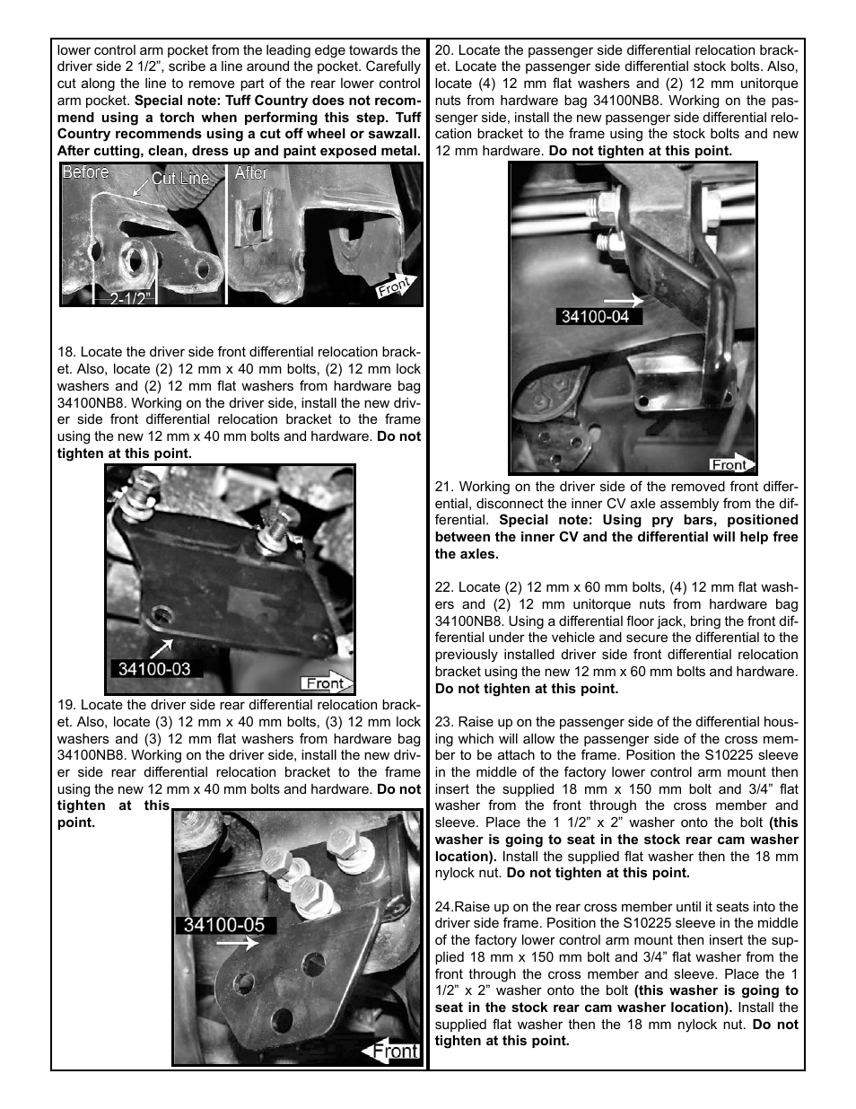 Tuff Country 34101 - Dodge 09-11 Ram 1500 (TRX) 4 kit User Manual | Page 5 / 13