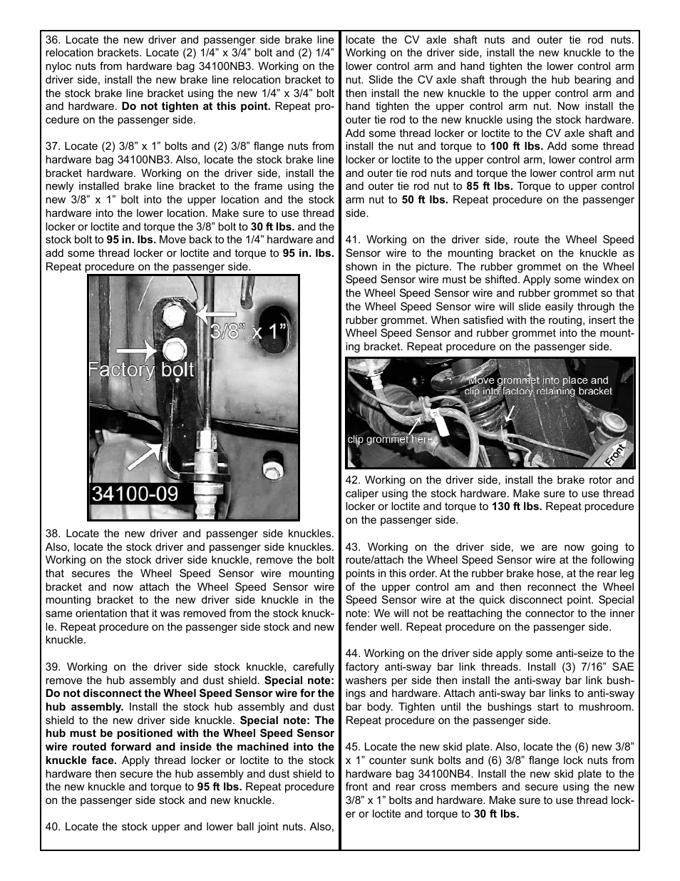 Tuff Country 34101 - Dodge 09-11 Ram 1500 (TRX) 4 kit User Manual | Page 7 / 13