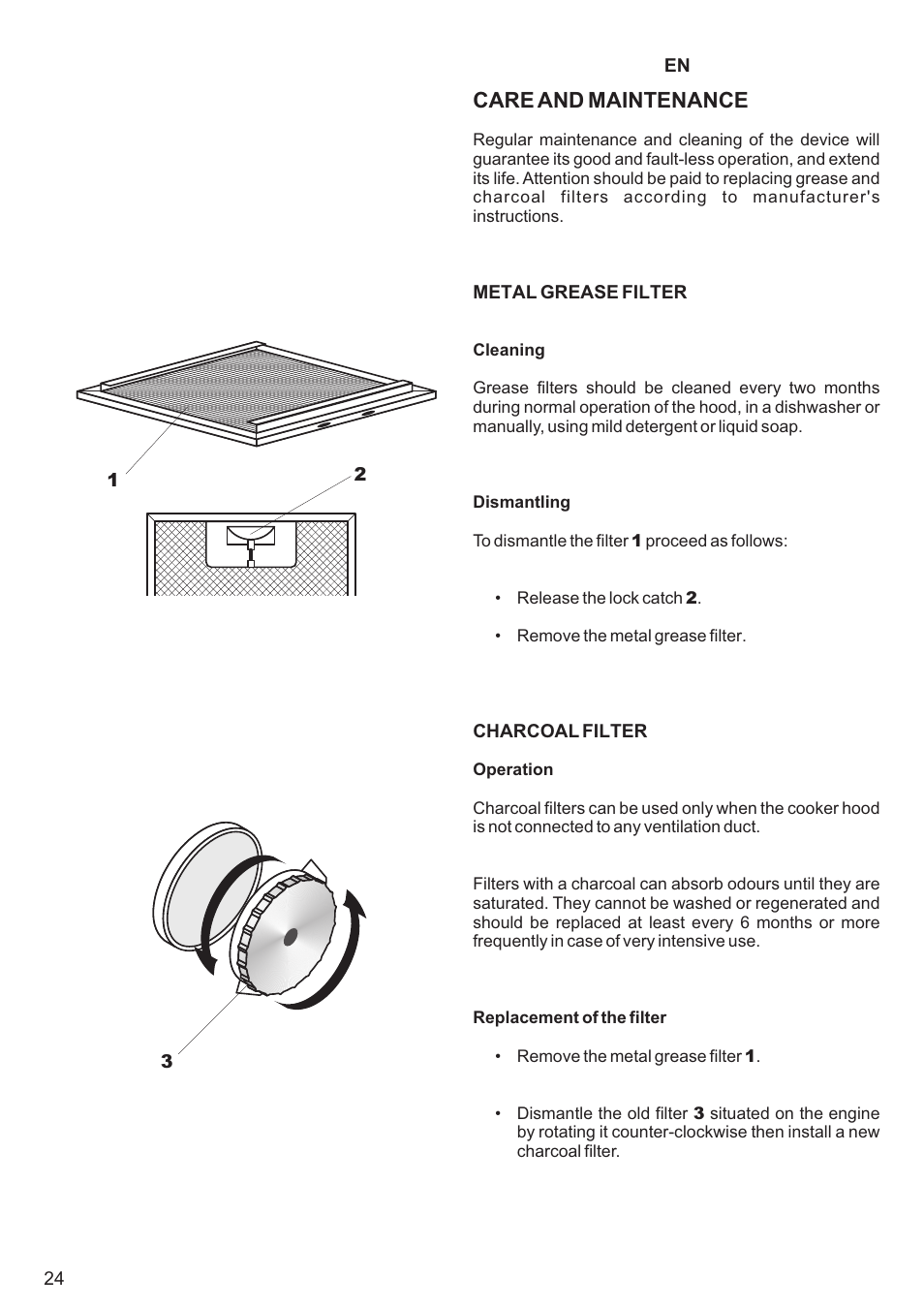 Care and maintenance | Kaiser A64... User Manual | Page 24 / 36