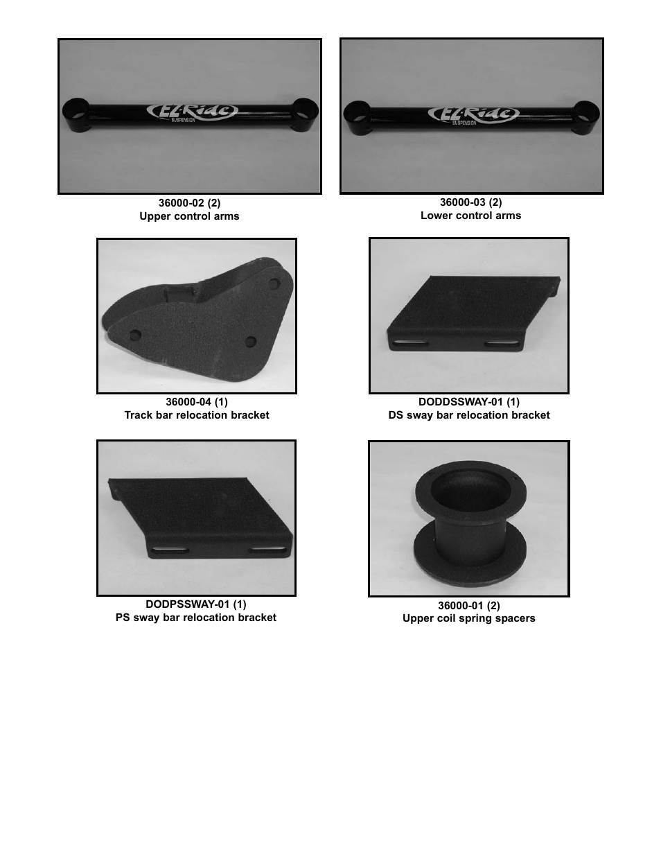 Tuff Country 36003 - Dodge 03-07 Ram 2500 / 3500 6 kit User Manual | Page 15 / 15