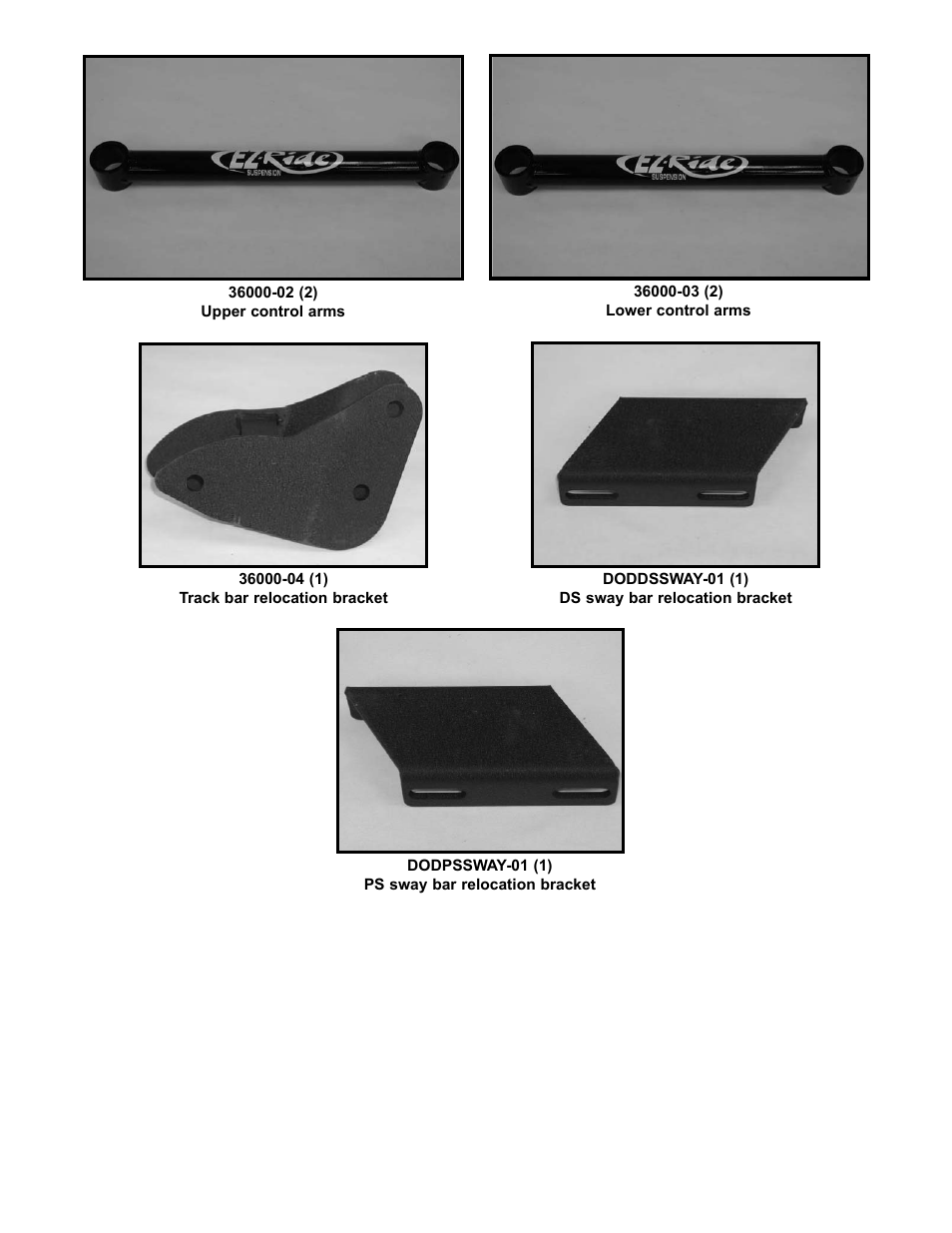 Tuff Country 36005 - Dodge 03-07 Ram 2500 / 3500 6 kit (with front coil springs) User Manual | Page 15 / 15