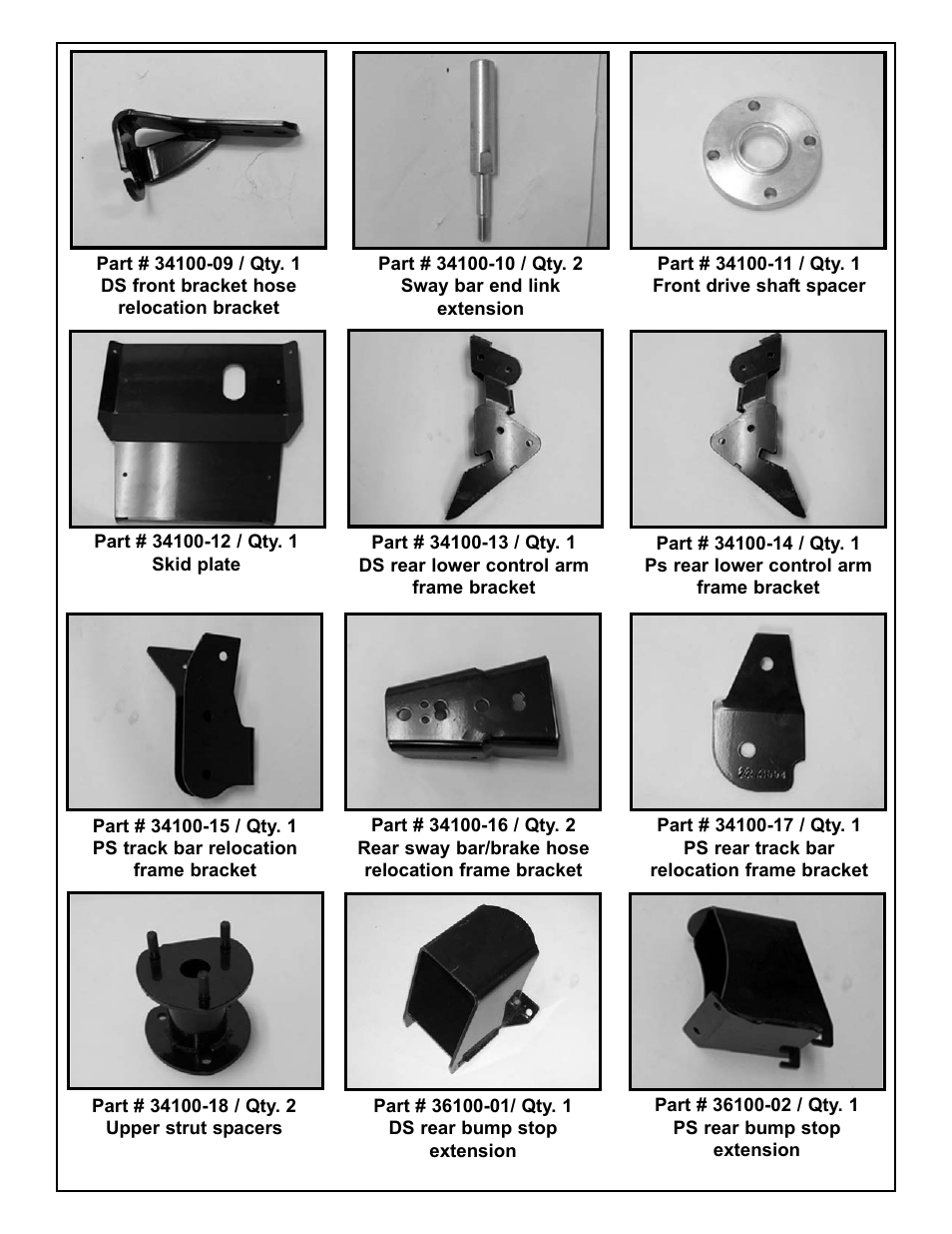 Tuff Country 36100 - Dodge 09-11 Ram 1500 6 kit User Manual | Page 13 / 13