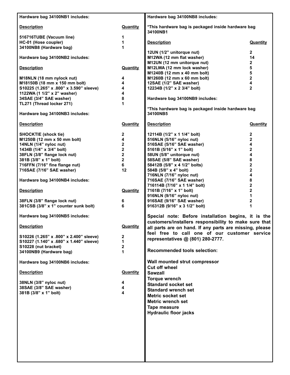 Tuff Country 36100 - Dodge 09-11 Ram 1500 6 kit User Manual | Page 3 / 13