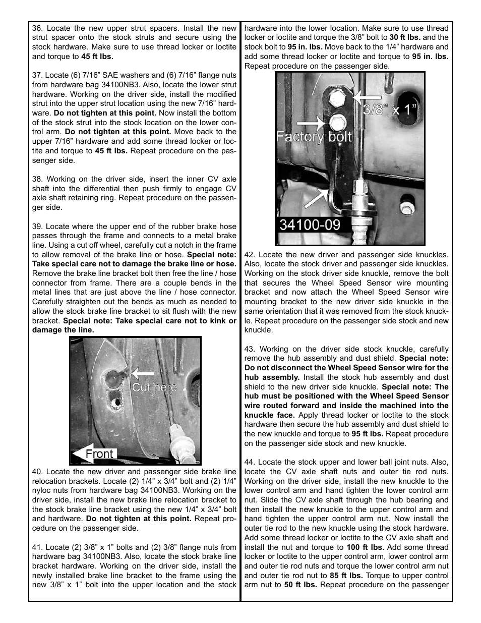 Tuff Country 36101 - Dodge 09-11 Ram 1500 (TRX) 6 kit User Manual | Page 7 / 13