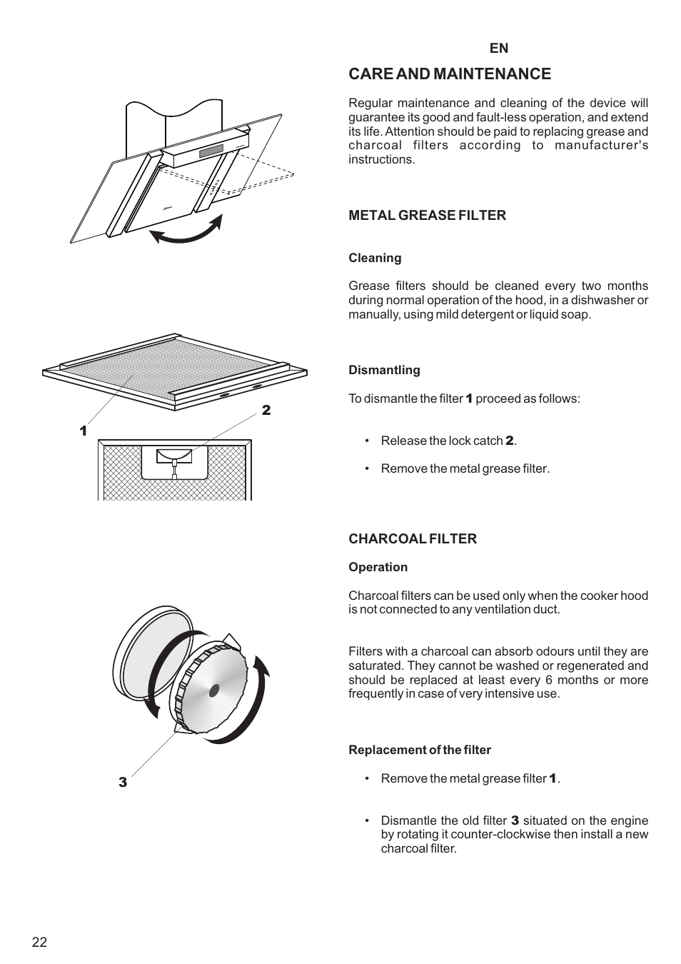 Care and maintenance | Kaiser AT6405 User Manual | Page 22 / 36