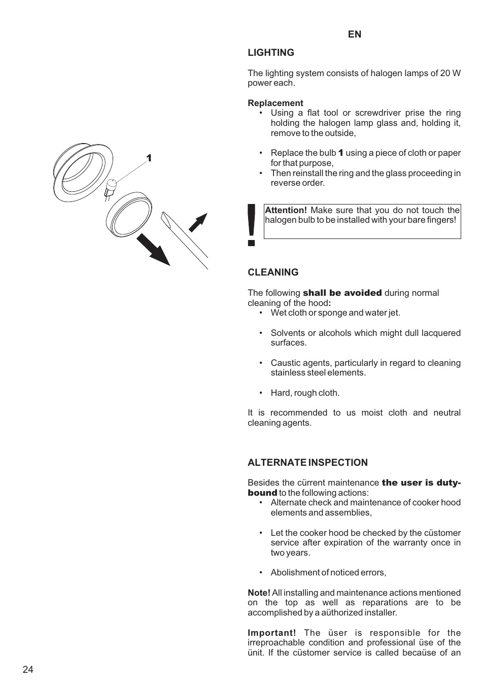 Kaiser AT6405 User Manual | Page 24 / 36