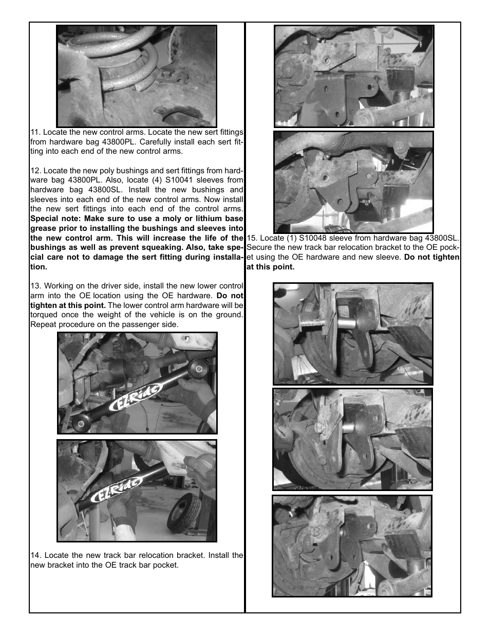 Tuff Country 43802 - Jeep Cherokee 87-01 3.5 kit (w/rr springs)t User Manual | Page 6 / 11